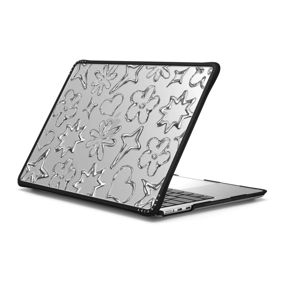 Impact MacBook Air 13" (2022 / 2024) Case - Chrome Doodles