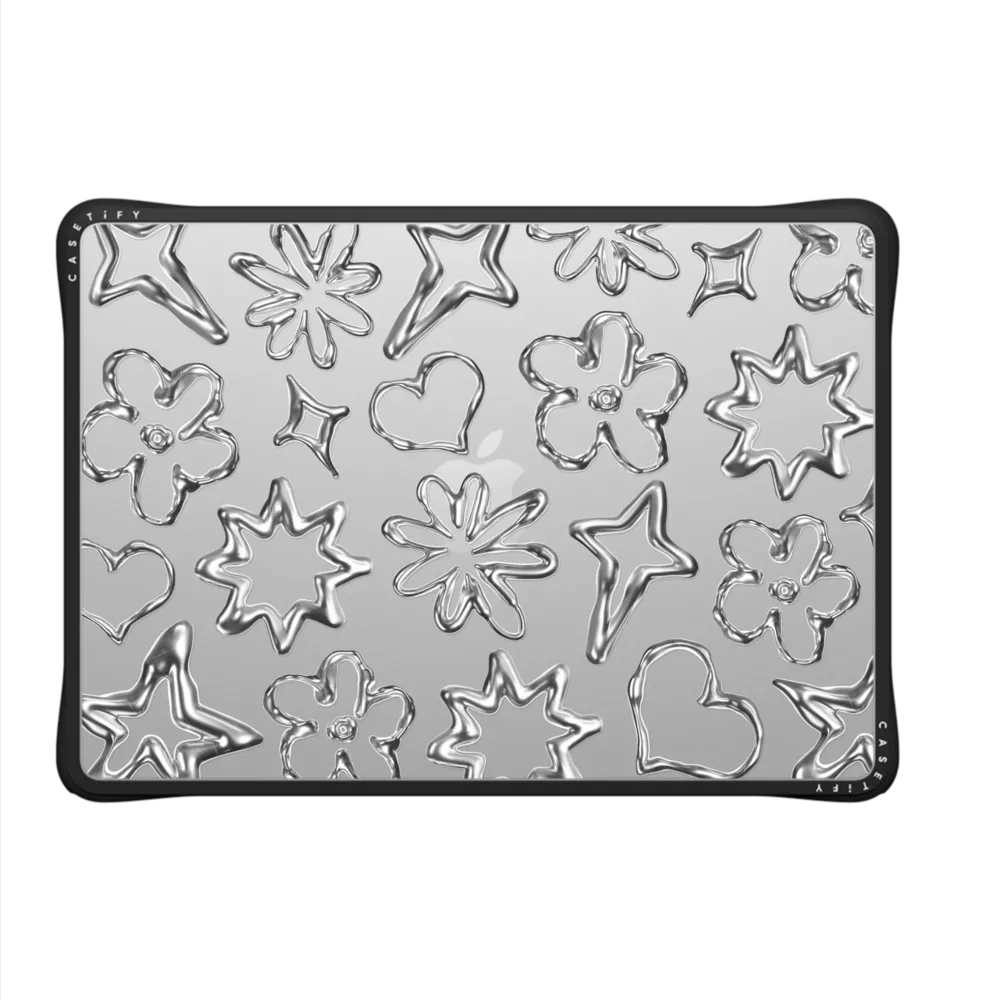 Impact MacBook Air 13" (2022 / 2024) Case - Chrome Doodles