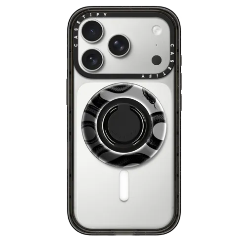 Snappy Ring Holder - Black Kingsnake