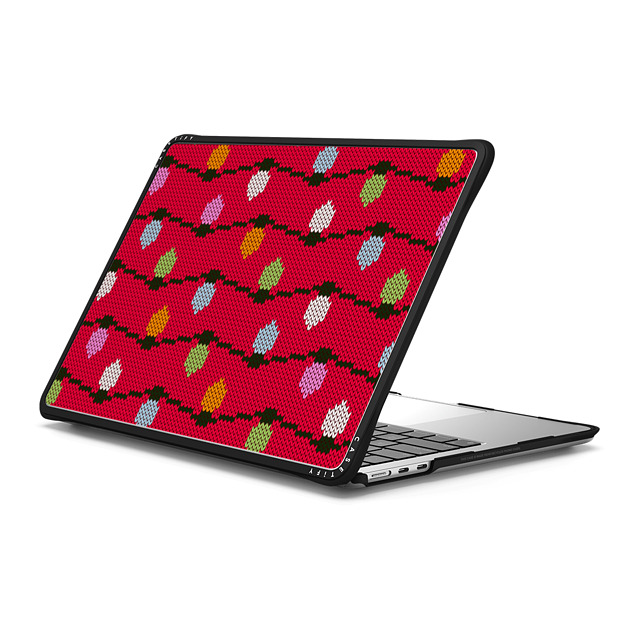 CASETiFY MacBook Air 13-inch (2022 / 2024) ブラック インパクト ケース Ugly Christmas Sweater casetify_artist