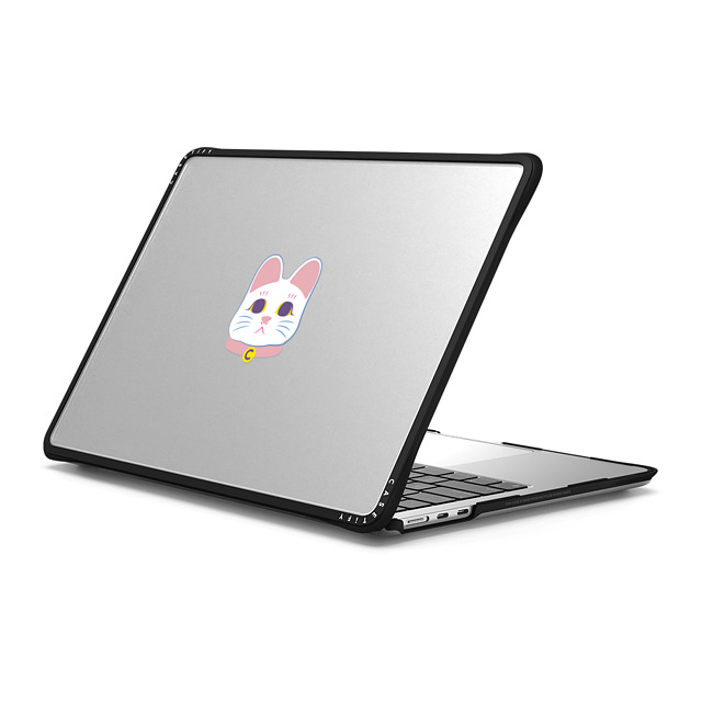 CASETiFY MacBook Air 13-inch (2022 / 2024) ブラック インパクト ケース Lucky Cat casetify_artist