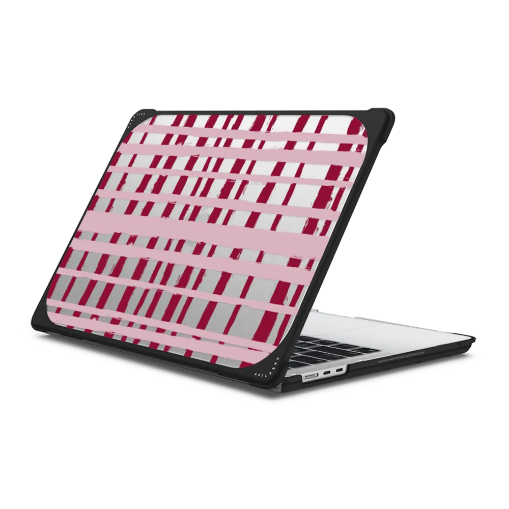 Bounce MacBook Air 13-inch (M2 - M4) Case - Berry Stripes