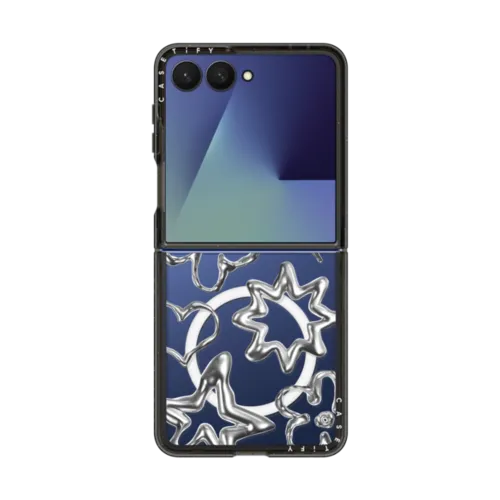 Galaxy Z Flip7 - Chrome Doodles