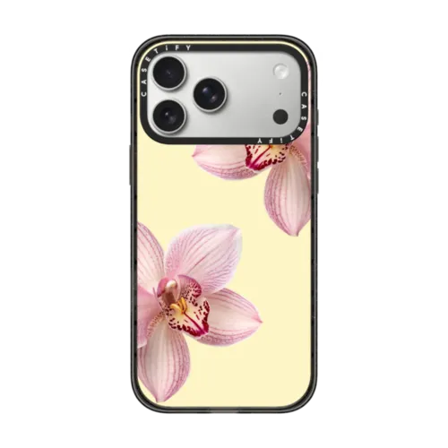 iPhone 17 Pro Max - Orchidia (Yellow Background)