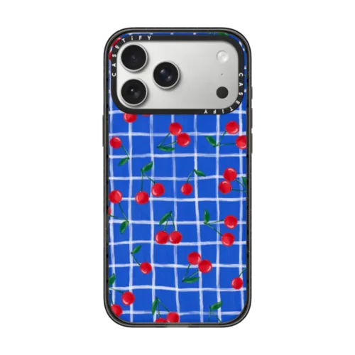 iPhone 17 Pro Max - Cherry Plaid