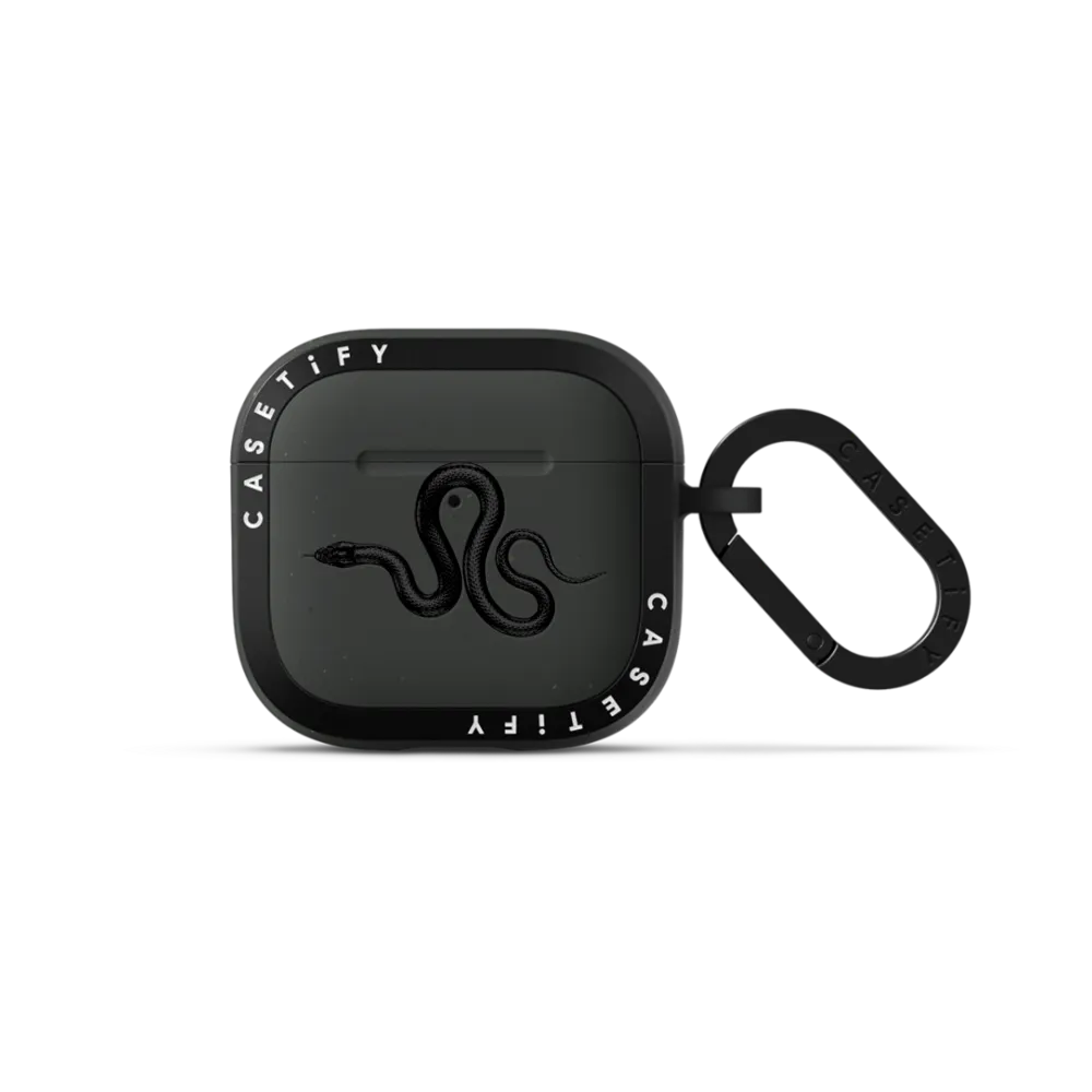 Bounce AirPods 4 Case - Black Kingsnake