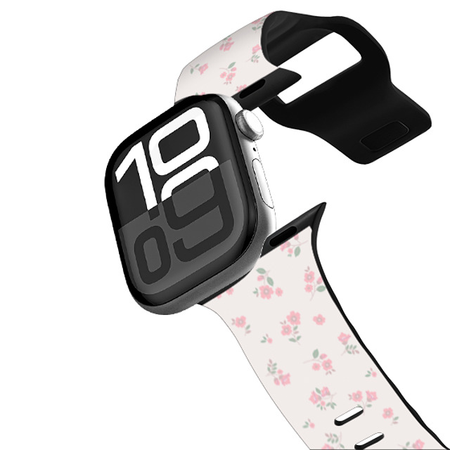 CASETiFY Apple Watch Band Series 10 (46mm) ブラック インパクト バンド Floral,Heart Heart,Floral,Heart,Cottagecore Pearly Heart Father's Day CASETiFY Apple Watch Band Series 10 (46mm) ブラック インパクト バンド Floral,Heart Heart,Floral,Heart,Cottagecore Pearly Heart Father's Day