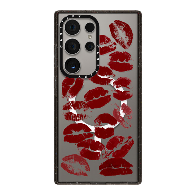CASETiFY Galaxy S24 Ultra ケース ブラック マグネット式 インパクトケース Hot Lips casetify_artist Back to School CASETiFY Galaxy S24 Ultra ケース ブラック マグネット式 インパクトケース Hot Lips casetify_artist Back to School