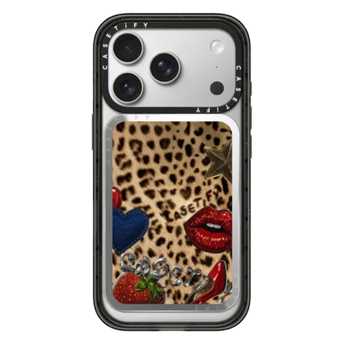 Snappy Cardholder Stand - Patched Cheetah