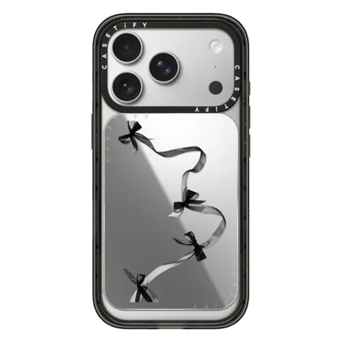 Snappy Cardholder Stand - Black Organza Ribbons