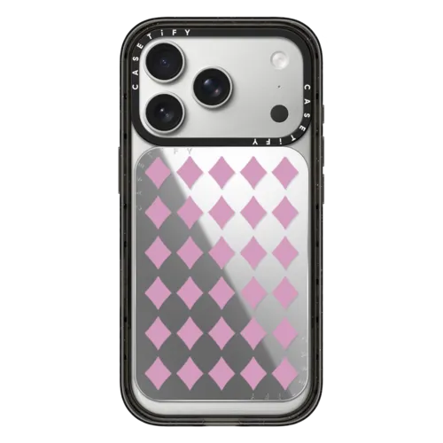 Snappy Cardholder Stand - Pink Checks