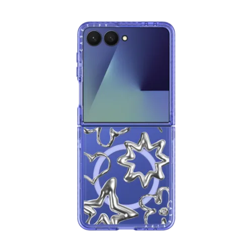 Galaxy Z Flip7 - Chrome Doodles