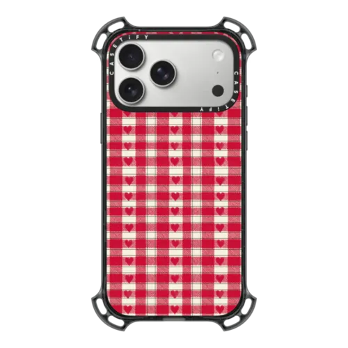 iPhone 17 Pro Max - Cozy Red Gingham