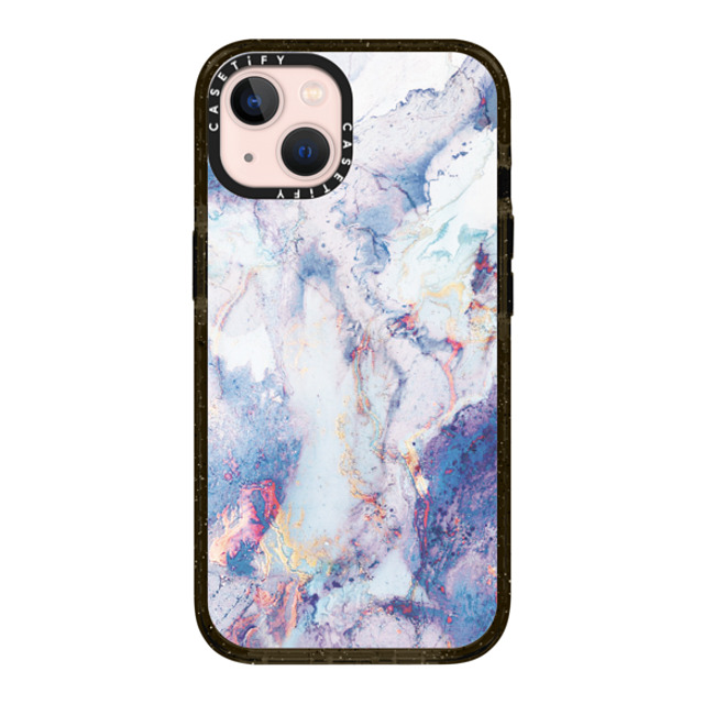 CASETiFY iPhone 13 ケース ブラック インパクトケース マーブル casetify_artist