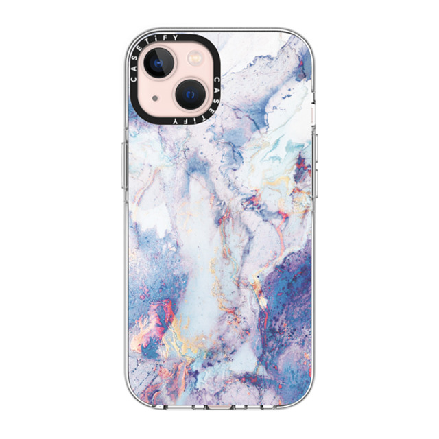 CASETiFY iPhone 13 ケース クリア クリア ケース MagSafe対応 マーブル casetify_artist