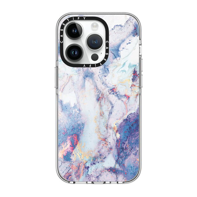 CASETiFY iPhone 14 Pro ケース クリア クリア ケース MagSafe対応 マーブル casetify_artist