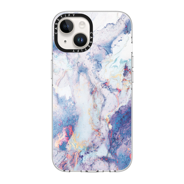 CASETiFY iPhone 14 ケース クリア クリア ケース MagSafe対応 マーブル casetify_artist