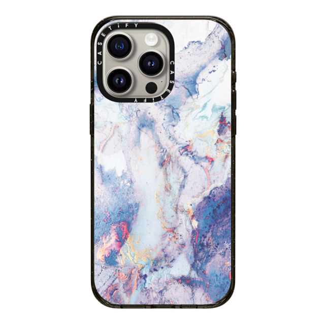 CASETiFY iPhone 15 Pro Max ケース ブラック インパクトケース マーブル casetify_artist