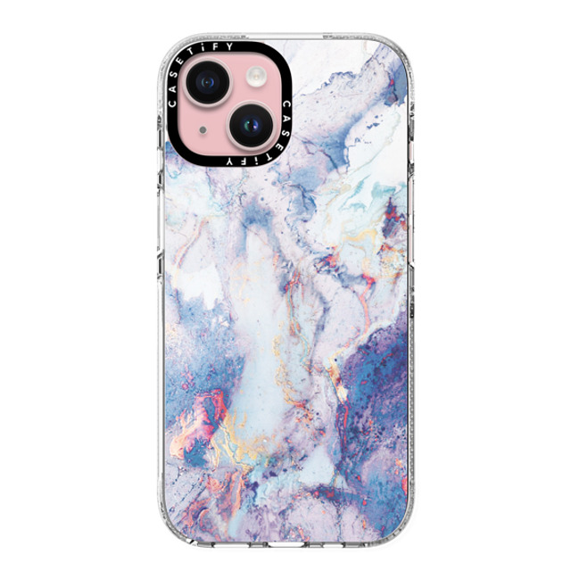 CASETiFY iPhone 15 ケース クリア クリア ケース MagSafe対応 マーブル casetify_artist