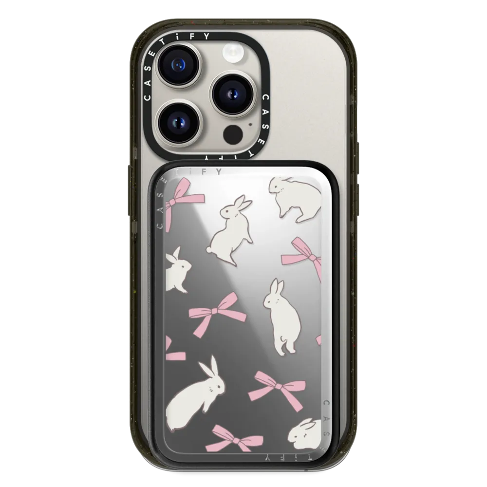 Mirror Power Bank MagSafe Compatible - Rabbit Ribbon