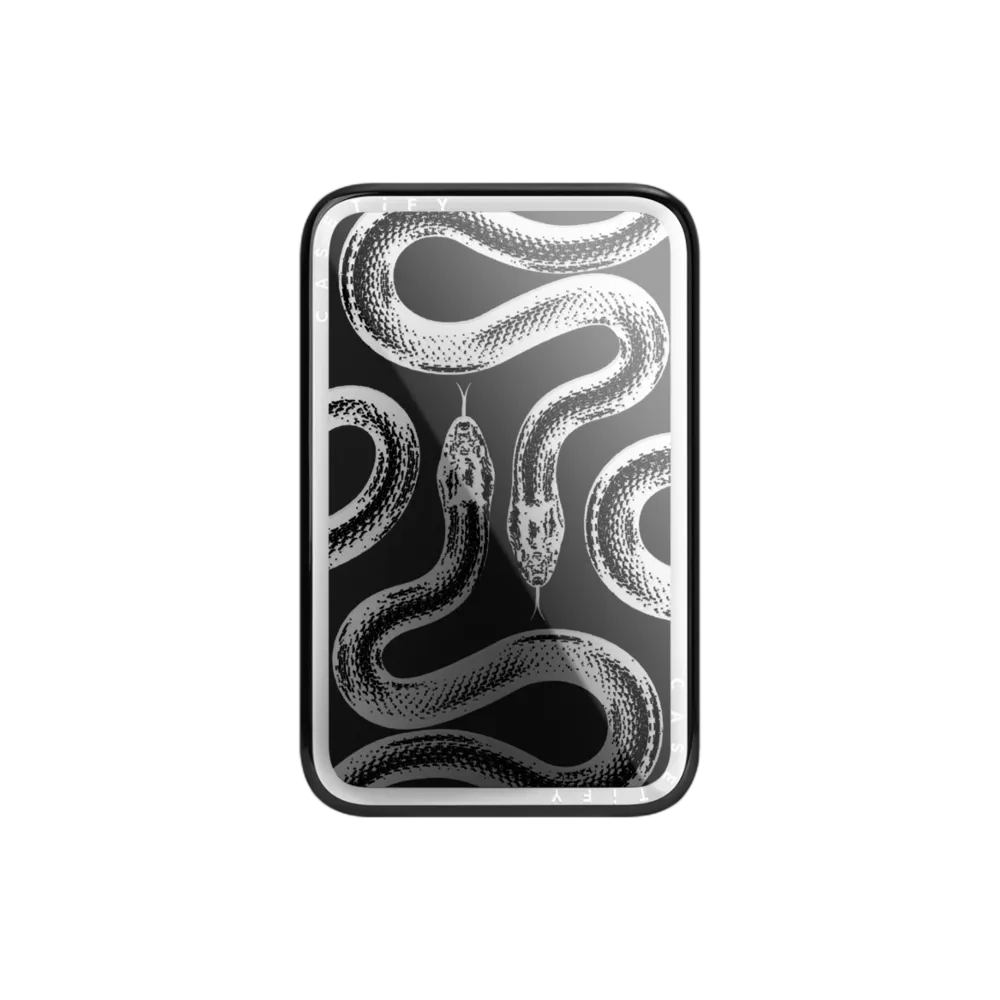 Mirror Slim Power Bank MagSafe Compatible - Transparent Kingsnake