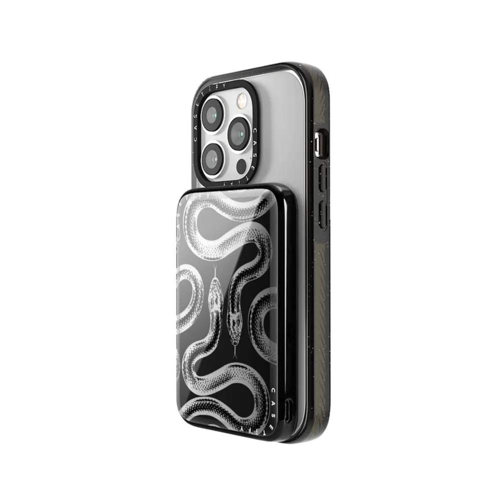 Mirror Slim Power Bank MagSafe Compatible - Transparent Kingsnake