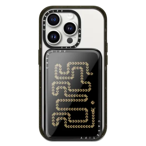 PowerThru Power Bank - Snake Game - Black