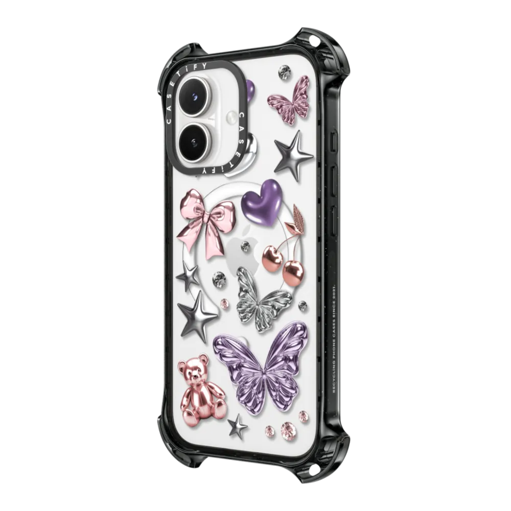 Bounce iPhone 17 Case MagSafe Compatible - Metallic Dream