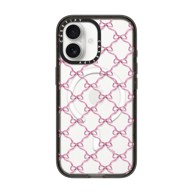 CASETiFY iPhone 17 ケース ブラック インパクトケース MagSafe対応 Ribbon,Bowcore Bowcore,Coquette,Ribbon Entwined in Ribbon CASETiFY iPhone 17 ケース ブラック インパクトケース MagSafe対応 Ribbon,Bowcore Bowcore,Coquette,Ribbon Entwined in Ribbon