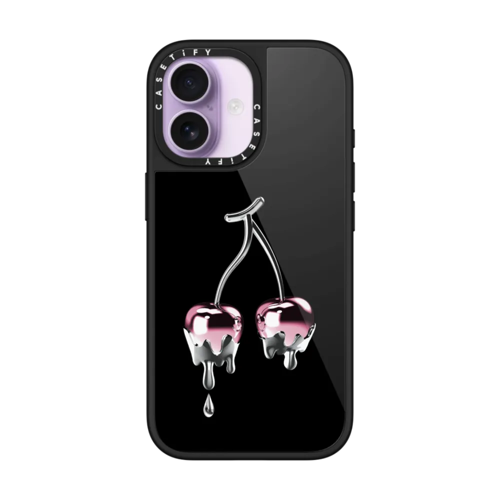 Glaze iPhone 17 Case MagSafe Compatible - Colored Melting Cherry