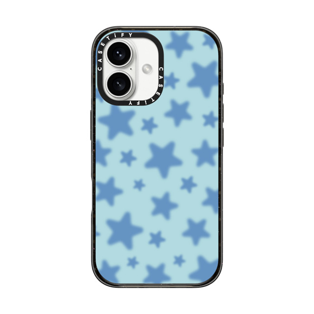 CASETiFY iPhone 16 ケース ブラック インパクトケース MagSafe対応 Star,Y2K,Pattern STAR BABY