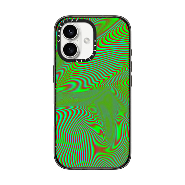 CASETiFY iPhone 16 Case Black Impact Case Geometric,Futurism Geometric,Line Art,Surrealism,Futurism OPTICAL GREEN Father's Day CASETiFY iPhone 16 Case Black Impact Case Geometric,Futurism Geometric,Line Art,Surrealism,Futurism OPTICAL GREEN Father's Day