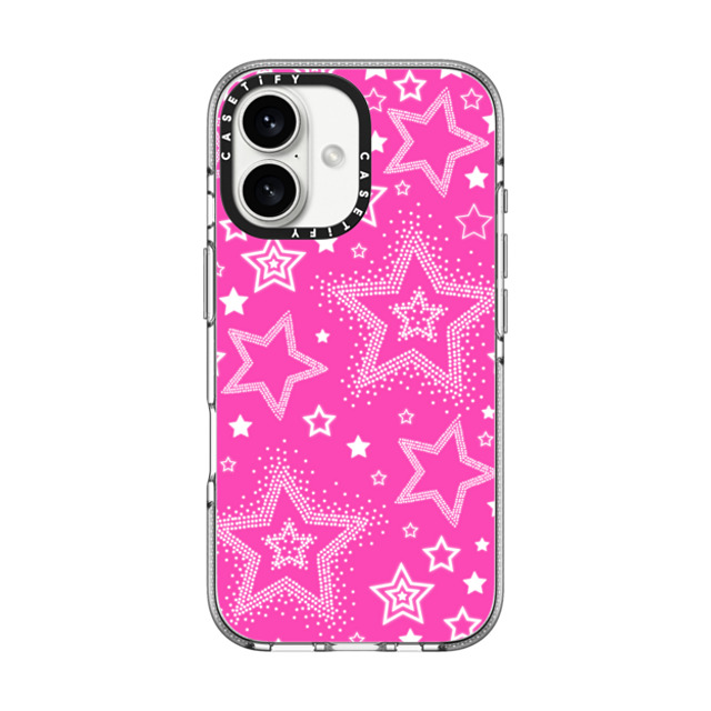 CASETiFY iPhone 16 ケース クリア クリア ケース MagSafe対応 Star,Pattern Star,Y2K,Pattern Pink Girly Punk Case Mother's Day CASETiFY iPhone 16 ケース クリア クリア ケース MagSafe対応 Star,Pattern Star,Y2K,Pattern Pink Girly Punk Case Mother's Day