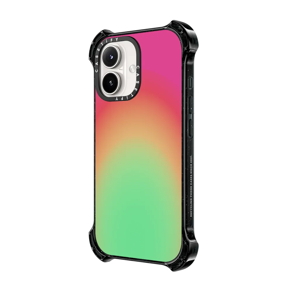 Bounce iPhone 16 Case MagSafe Compatible - Watermelon Flame