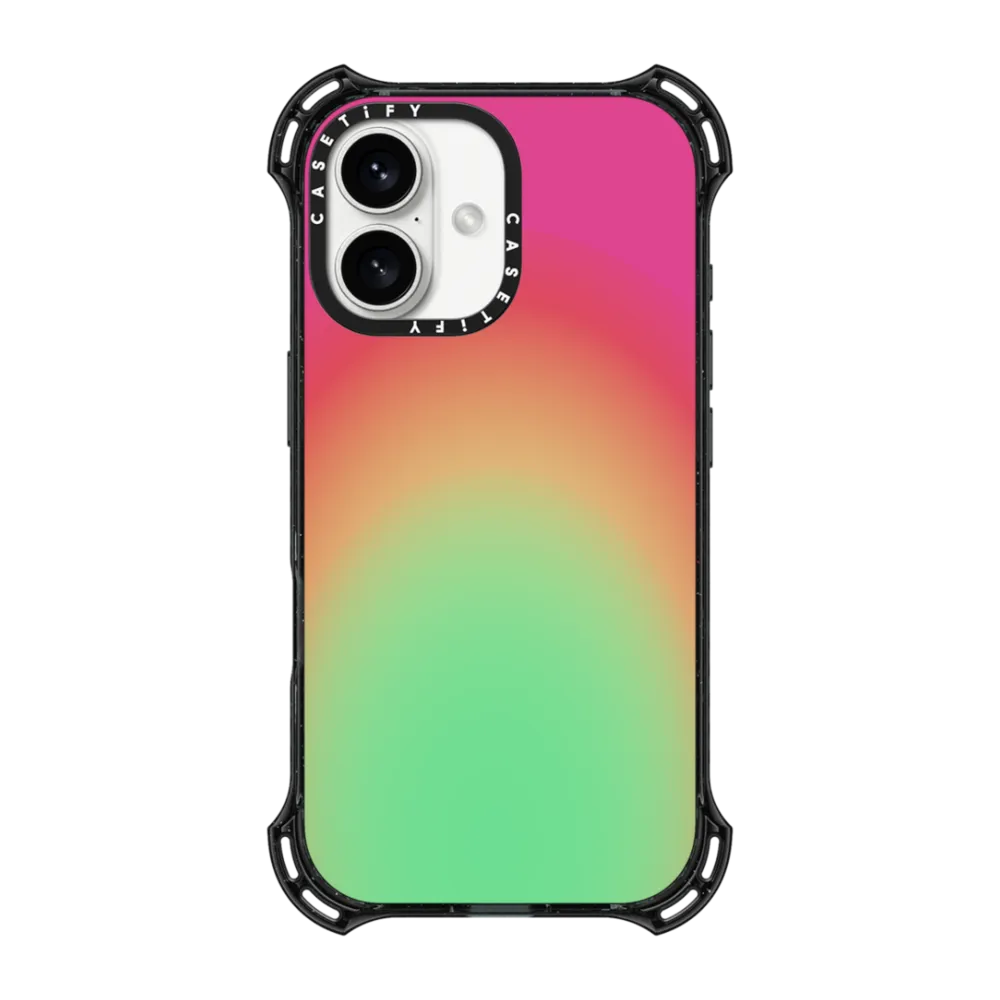 Bounce iPhone 16 Case MagSafe Compatible - Watermelon Flame
