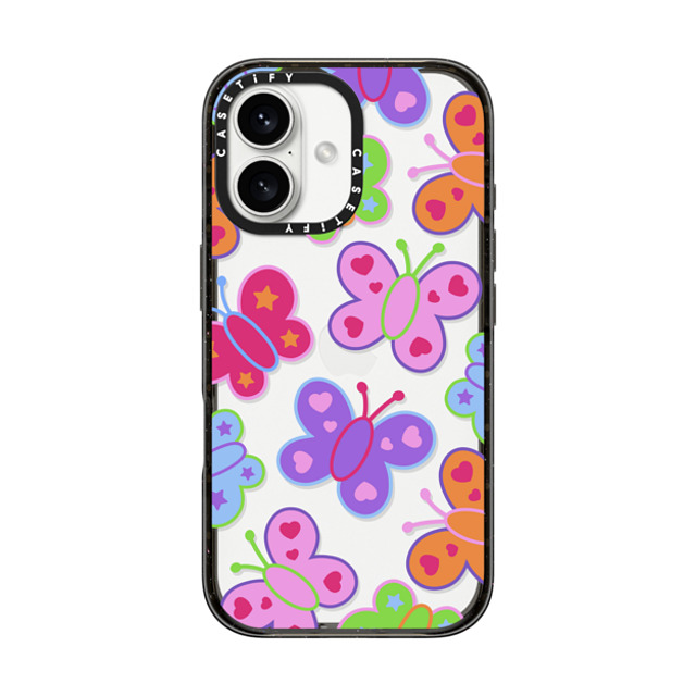 CASETiFY iPhone 16 Case Black Impact Case Butterfly,Animal Animal,Butterfly,Maximalism,Y2K Butterfly Folk Father's Day CASETiFY iPhone 16 Case Black Impact Case Butterfly,Animal Animal,Butterfly,Maximalism,Y2K Butterfly Folk Father's Day