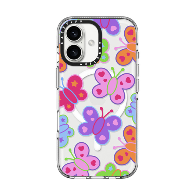 CASETiFY iPhone 16 Case Clear Clear Case MagSafe Compatible Butterfly,Animal Animal,Butterfly,Maximalism,Y2K Butterfly Folk Father's Day CASETiFY iPhone 16 Case Clear Clear Case MagSafe Compatible Butterfly,Animal Animal,Butterfly,Maximalism,Y2K Butterfly Folk Father's Day