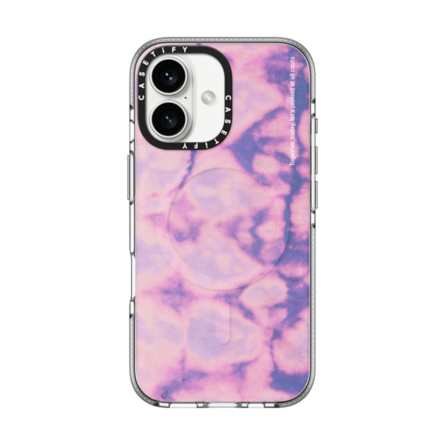CASETiFY iPhone 16 Case Clear Clear Case MagSafe Compatible Abstract Abstract Lilac Purple Dye Mother's Day CASETiFY iPhone 16 Case Clear Clear Case MagSafe Compatible Abstract Abstract Lilac Purple Dye Mother's Day