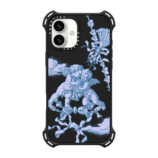 CASETiFY iPhone 16 Plus ケース マットブラック バウンスケース Cloud At Lover's Gate