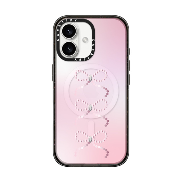 CASETiFY iPhone 16 ケース ブラック インパクトケース MagSafe対応 Anne's Diary casetify_artist