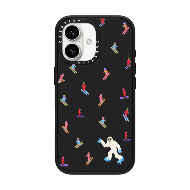 CASETiFY iPhone 16 ケース マットブラック インパクトケース MagSafe対応 Ski Free casetify_artist