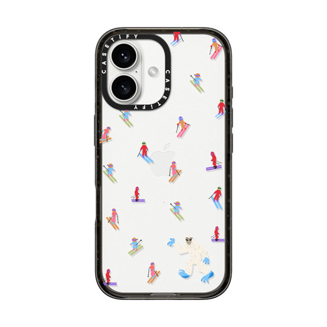 CASETiFY iPhone 16 ケース ブラック インパクトケース Ski Free casetify_artist