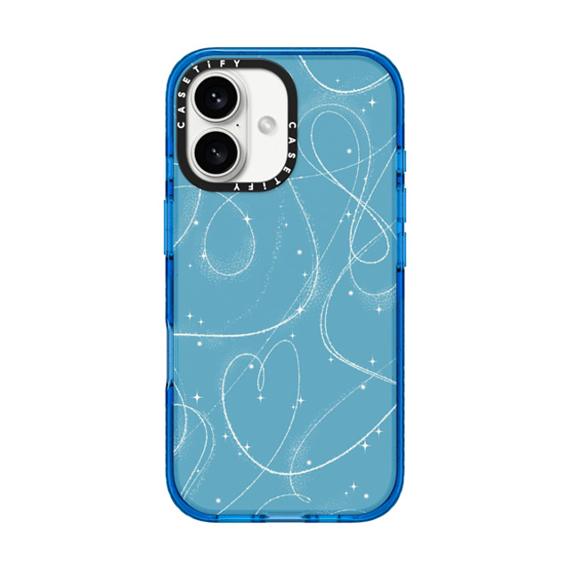 CASETiFY iPhone 16 ケース スカイブルー インパクトケース Pond Skating casetify_artist