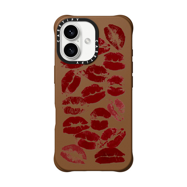 CASETiFY iPhone 16 Case タン BioVeg ケース MagSafe対応 Hot Lips casetify_artist CASETiFY iPhone 16 Case タン BioVeg ケース MagSafe対応 Hot Lips casetify_artist