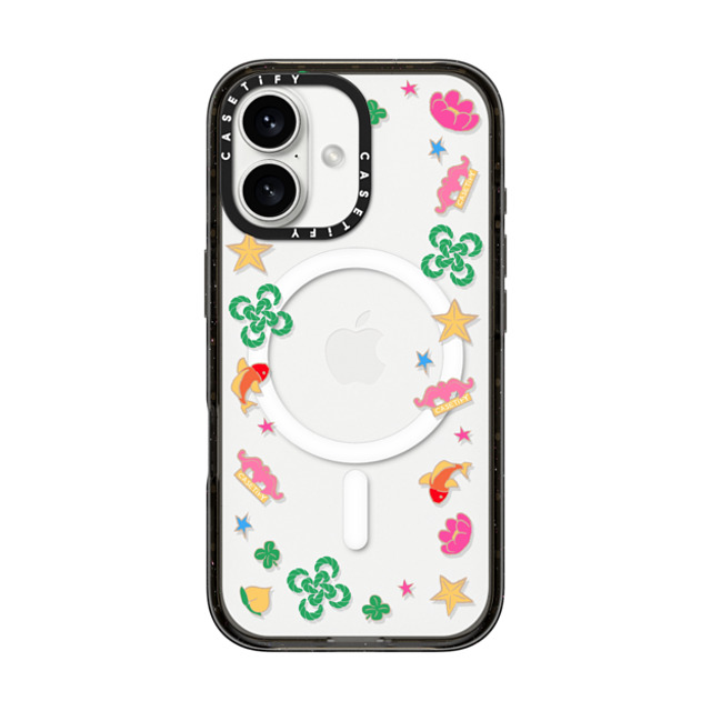 CASETiFY iPhone 16 ケース ブラック インパクトケース MagSafe対応 HAO YUN Case casetify_artist