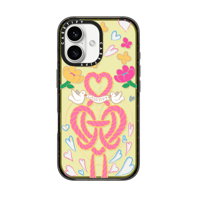 CASETiFY iPhone 16 ケース ブラック インパクトケース LIANG YUAN Case casetify_artist