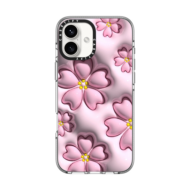 CASETiFY iPhone 16 Plus Case Clear Clear Case MagSafe Compatible Floral フローラル Sakura Mother's Day CASETiFY iPhone 16 Plus Case Clear Clear Case MagSafe Compatible Floral フローラル Sakura Mother's Day