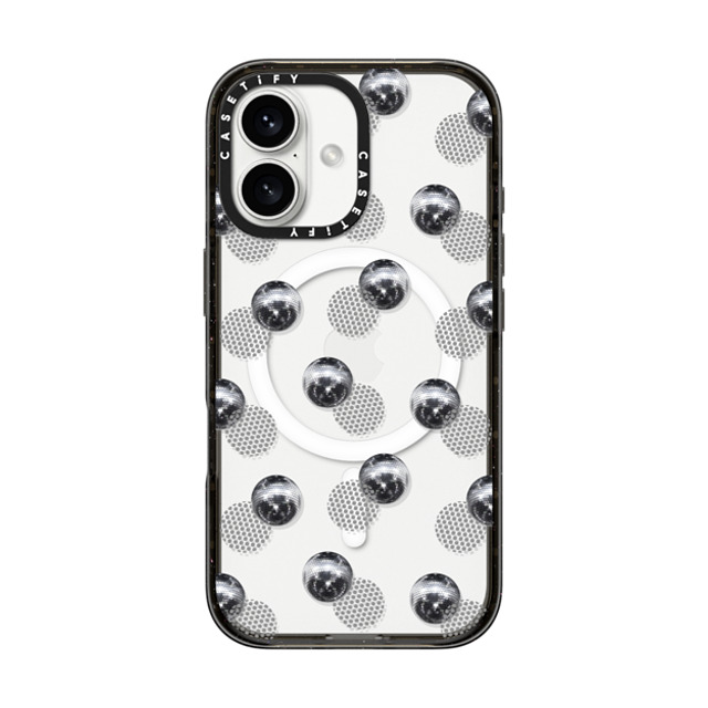 CASETiFY iPhone 16 ケース ブラック インパクトケース MagSafe対応 Monochrome,Y2K Y2K,Monochrome Polka Dot Disco Father's Day CASETiFY iPhone 16 ケース ブラック インパクトケース MagSafe対応 Monochrome,Y2K Y2K,Monochrome Polka Dot Disco Father's Day
