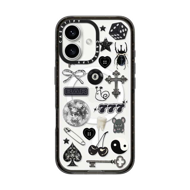 CASETiFY iPhone 16 ケース ブラック インパクトケース MagSafe対応 Lucky Streak casetify_artist Father's Day CASETiFY iPhone 16 ケース ブラック インパクトケース MagSafe対応 Lucky Streak casetify_artist Father's Day