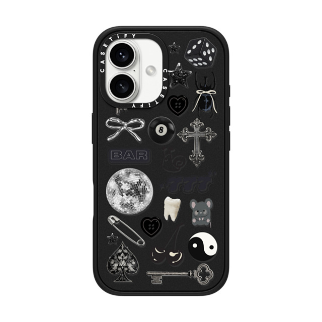 CASETiFY iPhone 16 ケース マットブラック インパクトケース MagSafe対応 Lucky Streak casetify_artist Father's Day CASETiFY iPhone 16 ケース マットブラック インパクトケース MagSafe対応 Lucky Streak casetify_artist Father's Day